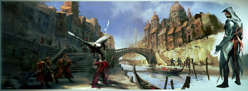 Illustration for article titled The Beautiful, If Stabby Art of the Assassin's Creed Series